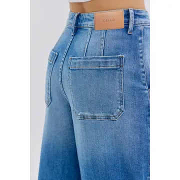 Taylor High Rise Wide Leg Jeans
