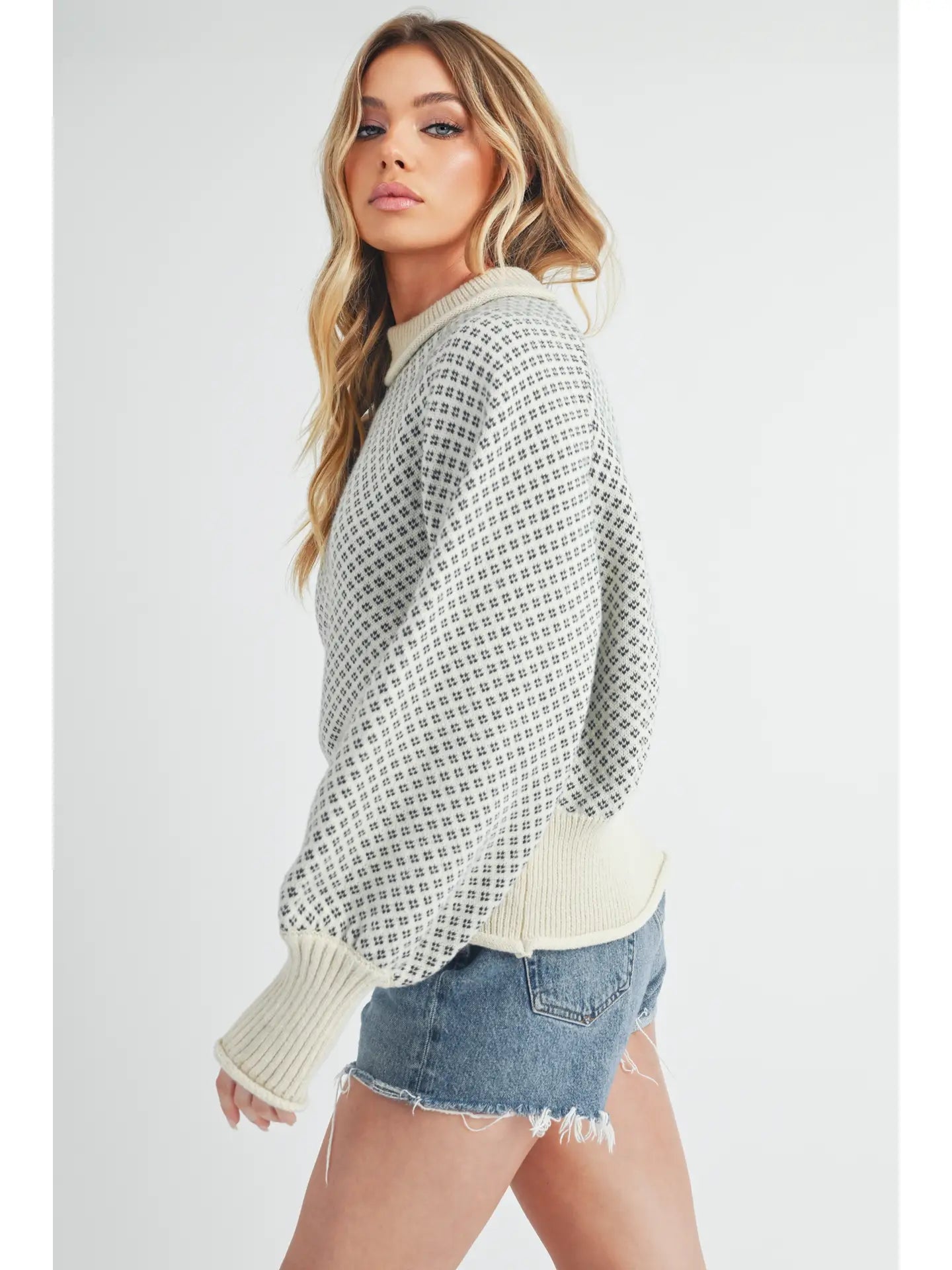 Jemma Cotton Sweater - Cream