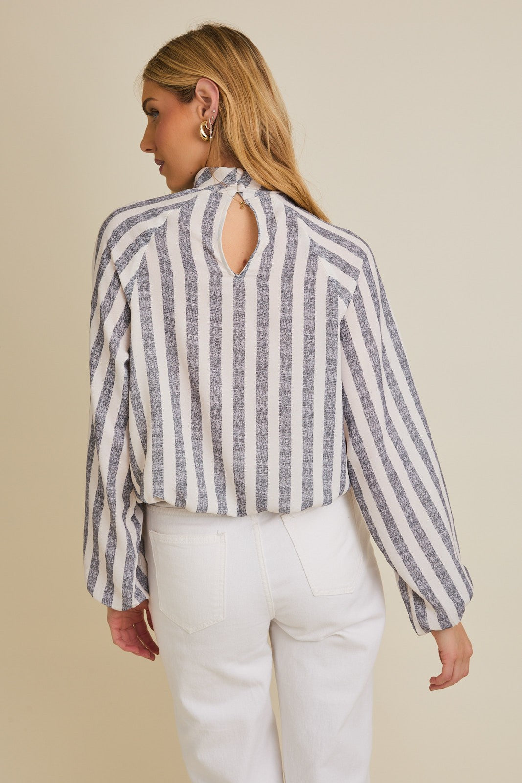 Amelia Long Sleeve Striped Top