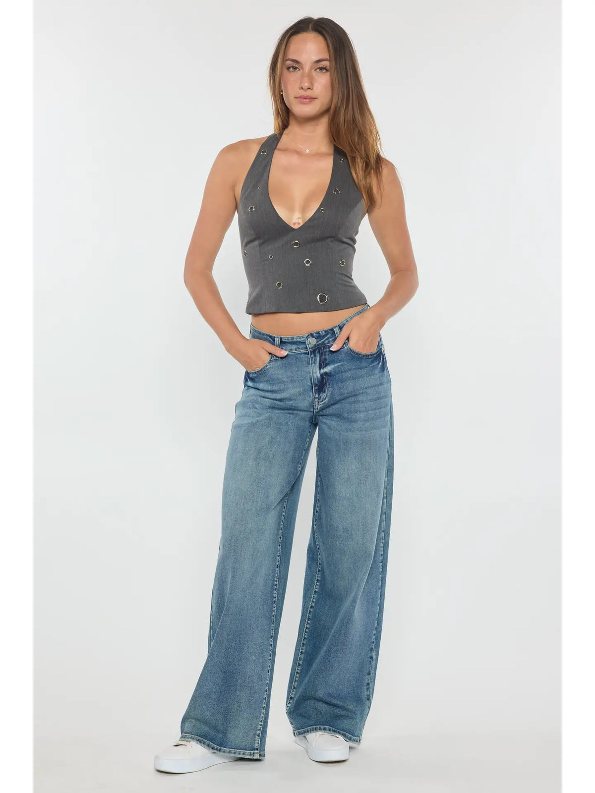 Cameron Relaxed Wide Leg Jeans