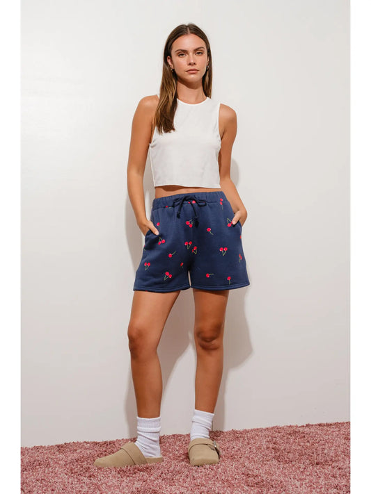 Cherry Sweat Shorts