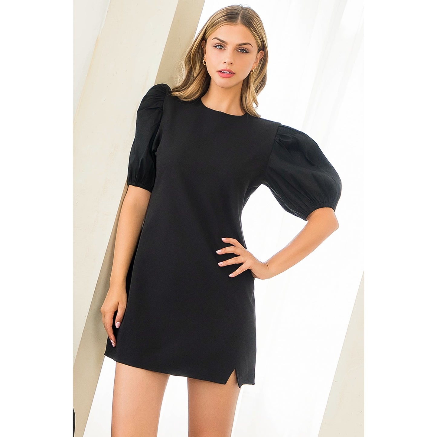 THML Puff Sleeve Dress