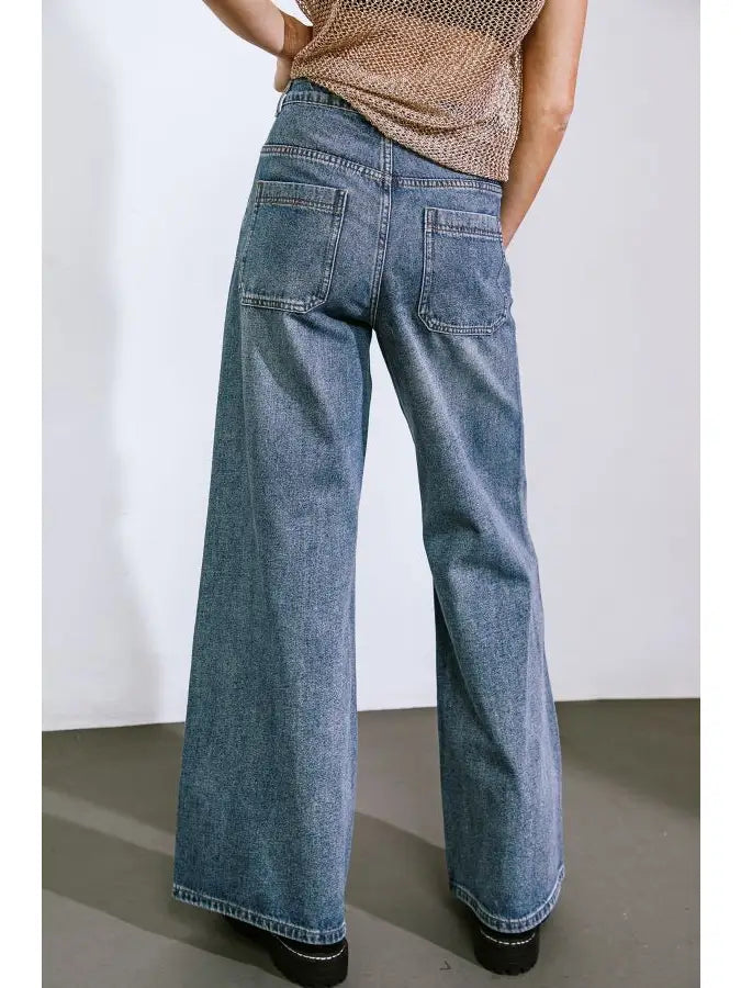 Indigo Washed Denim Pant