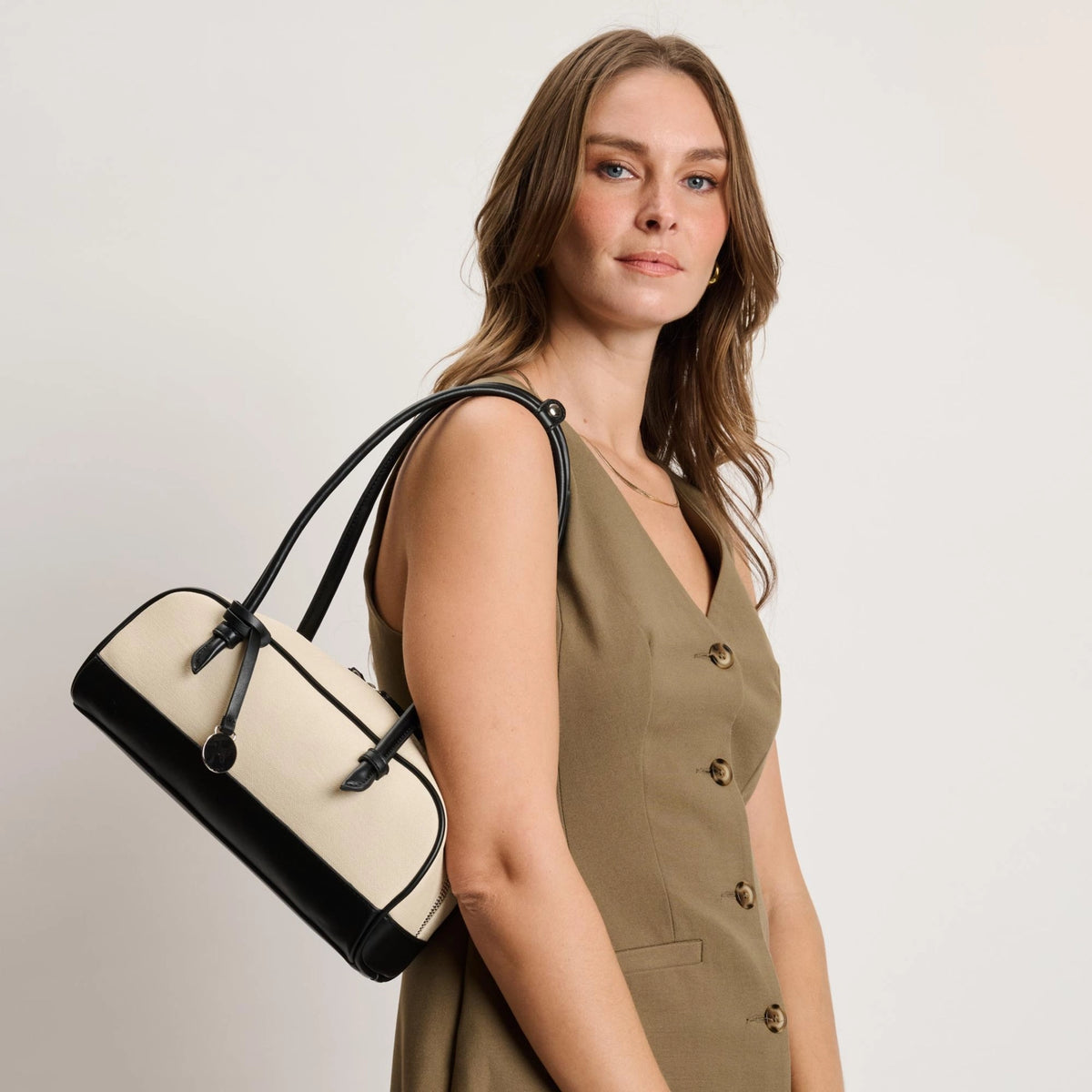 Paloma Canvas Shoulder Bag