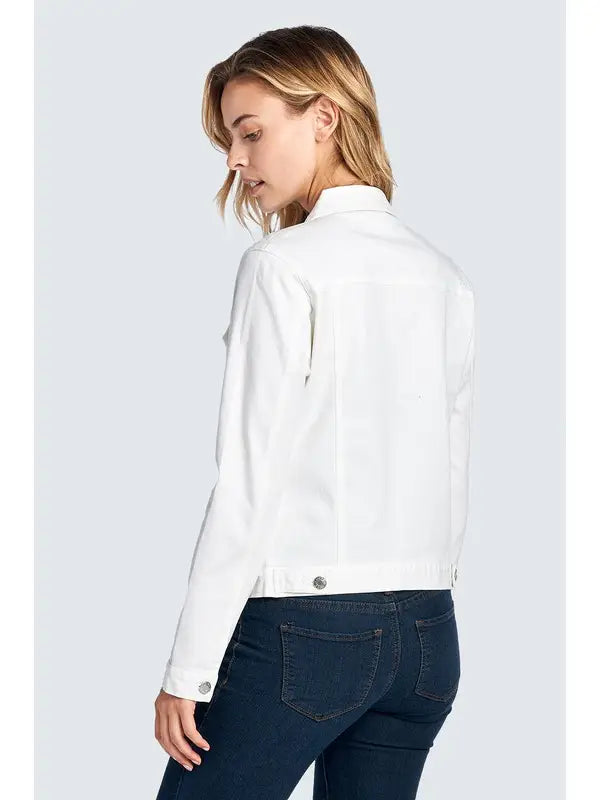 Kimberly Denim Jean Jacket - White