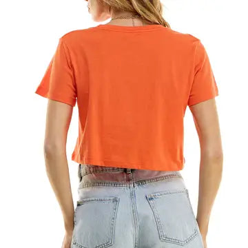 Premium Cotton Crop Tees