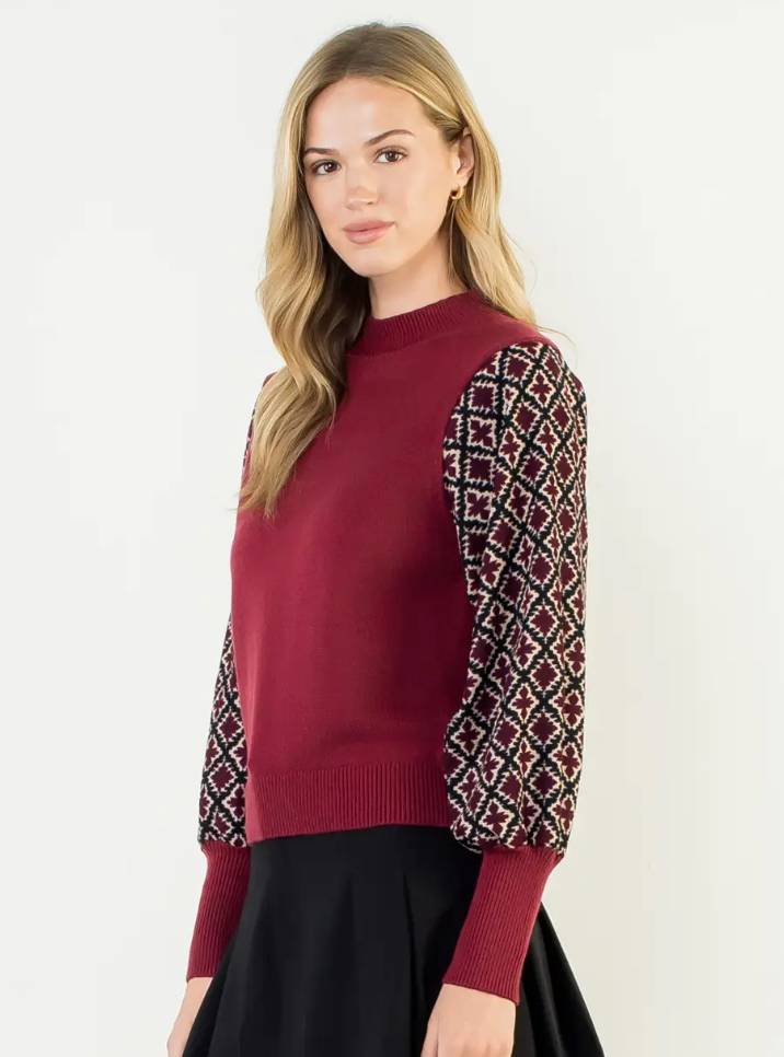 THML Mixed Media Sweater