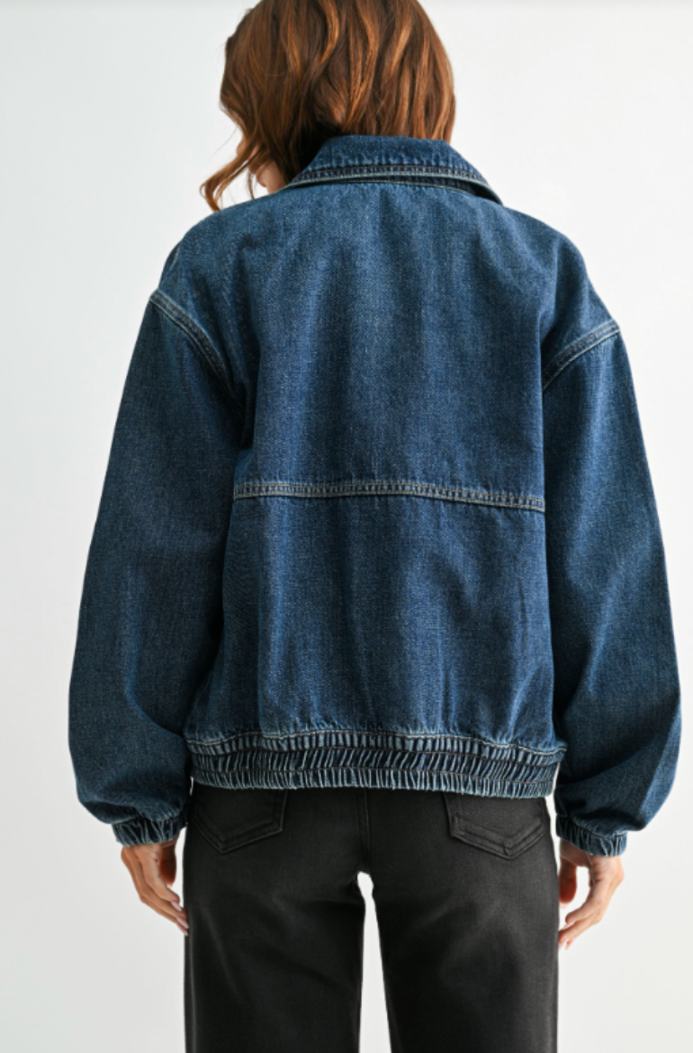 Perfect Dark Wash Denim Jacket