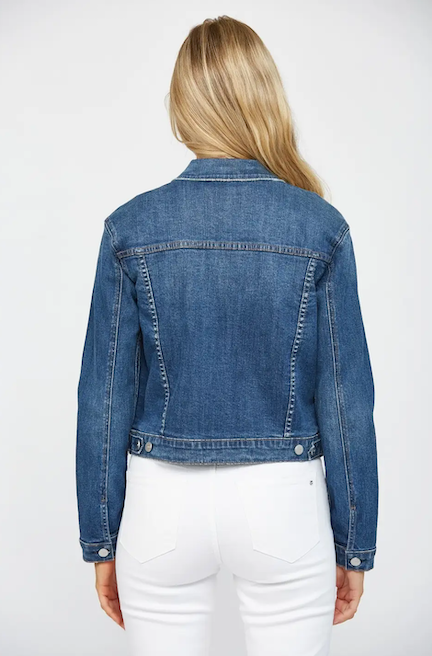 Vannessa Dark Wash Denim Jacket