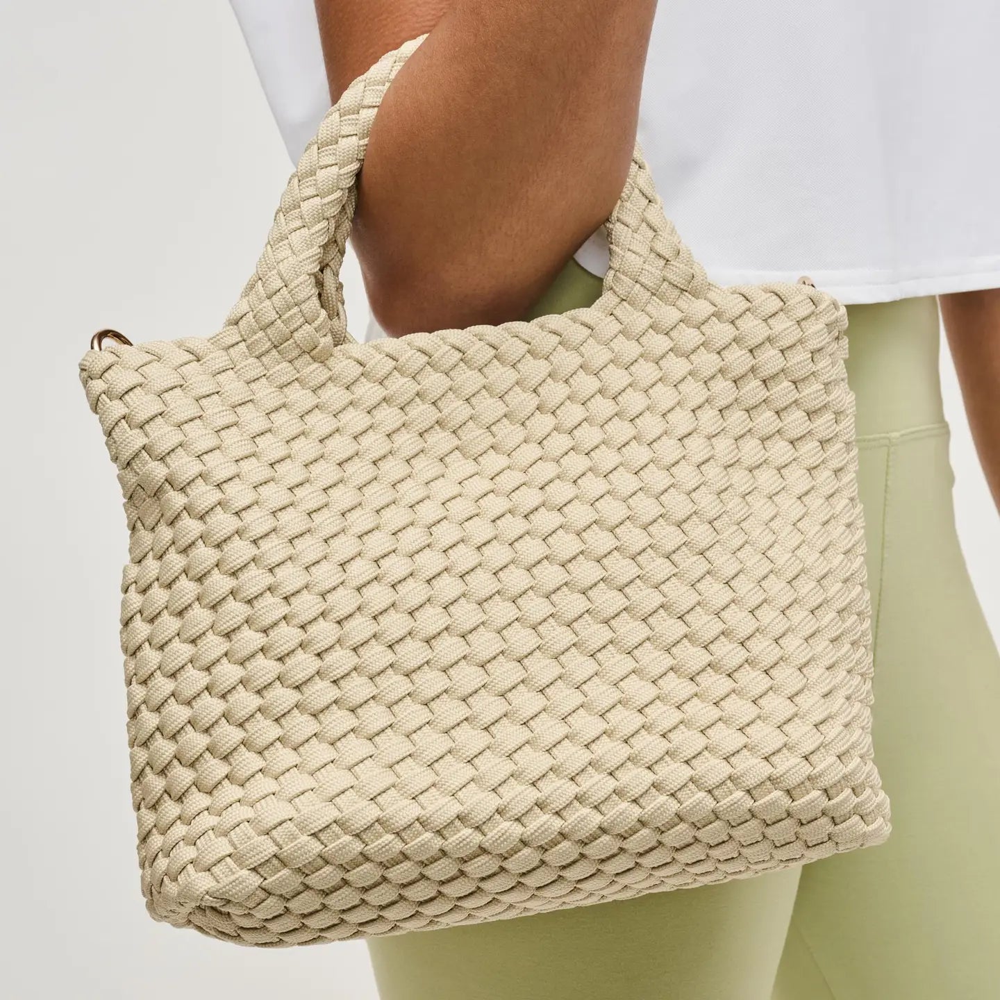 Sky's the Limit Small Sustainable Crossbody - Beige