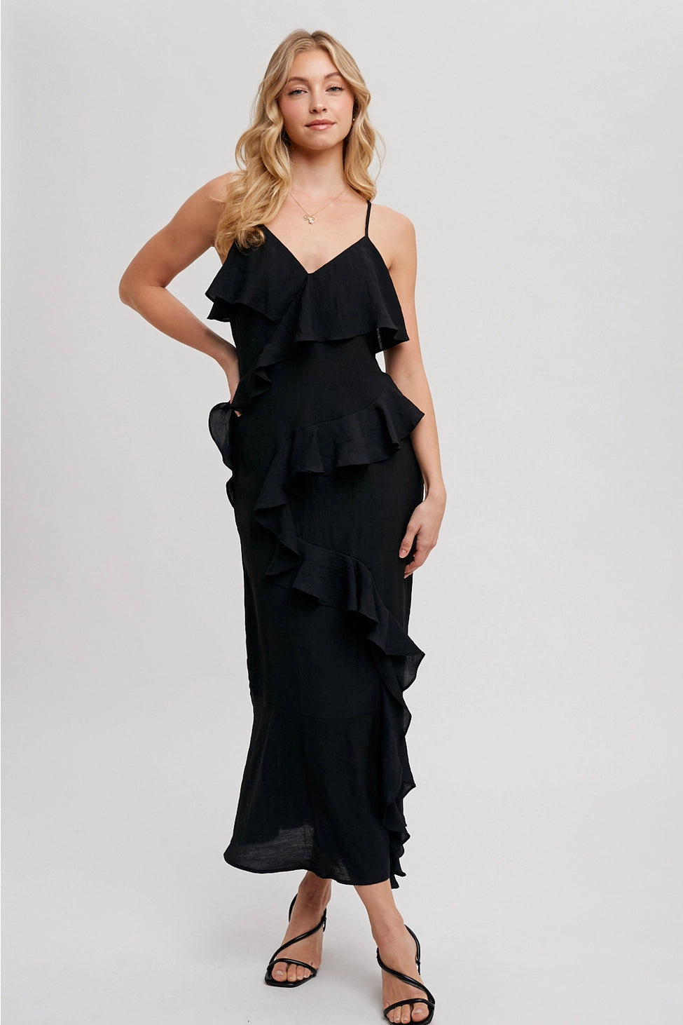 Ruffled Maxi Dress