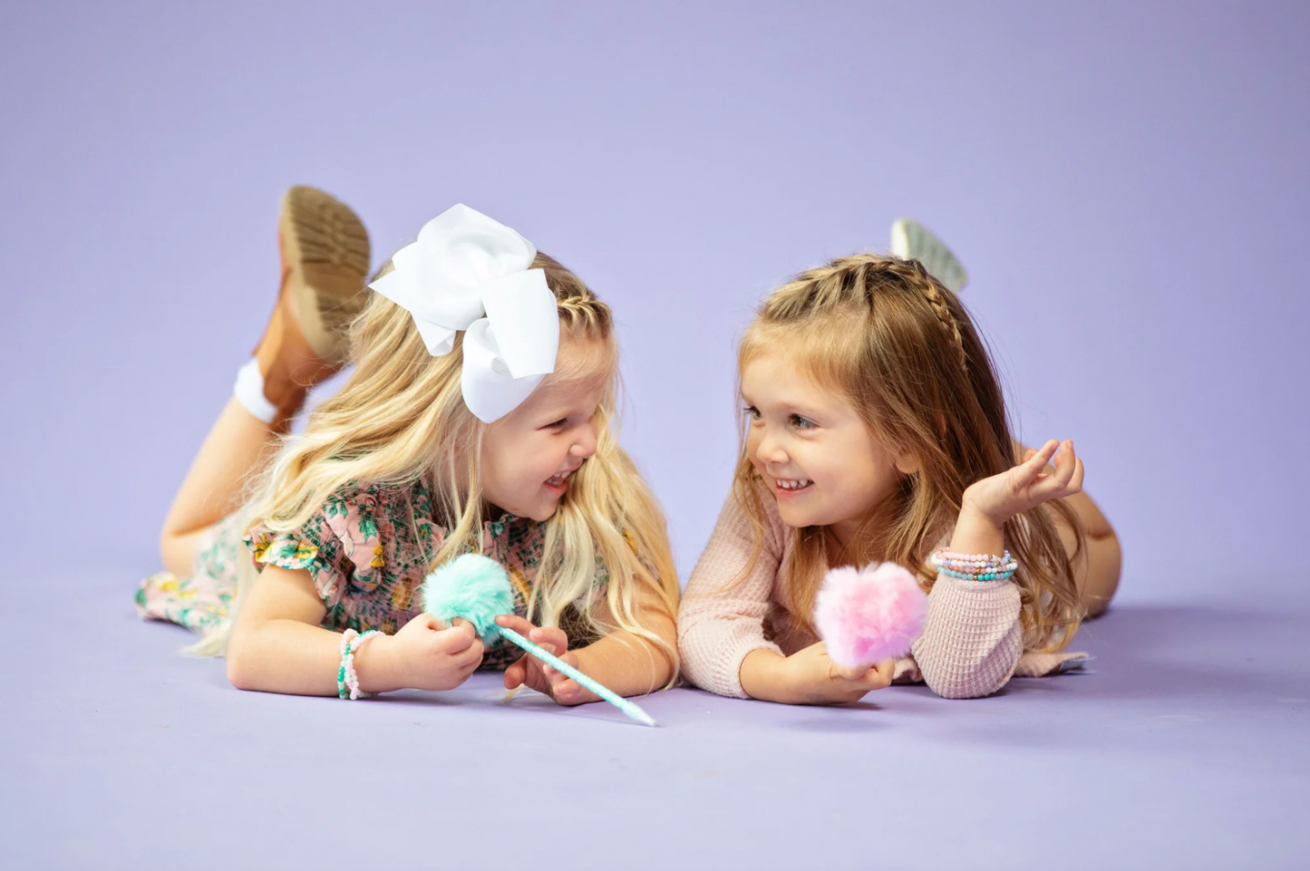 Morse Code Matching Set | MOTHER & MINI DAUGHTER: Rose Quartz & Howlite