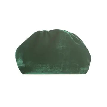 Chrissy Velvet Clutch-Green