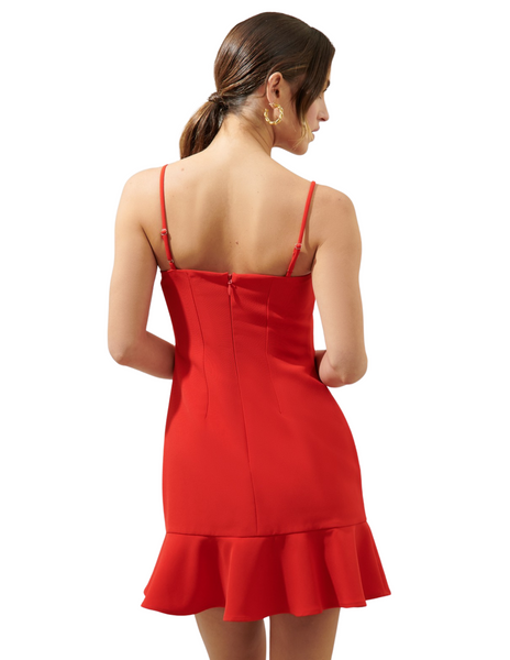 Dalia Mini Dress - Red