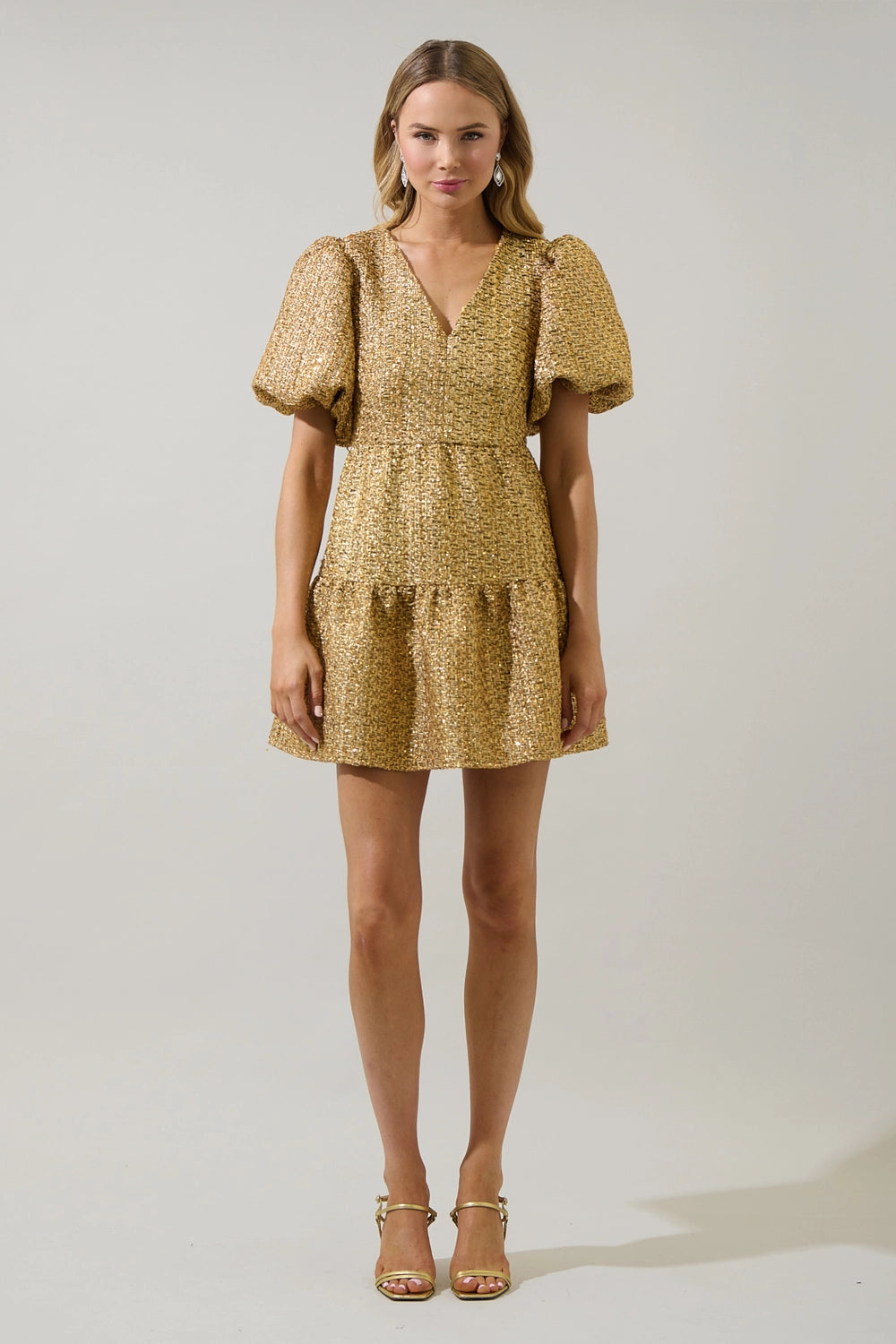 Tamary Tweed May Tiered Dress