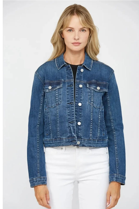 Vannessa Dark Wash Denim Jacket