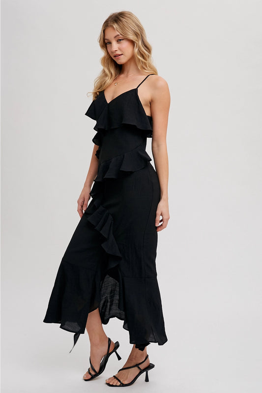 Ruffled Maxi Dress