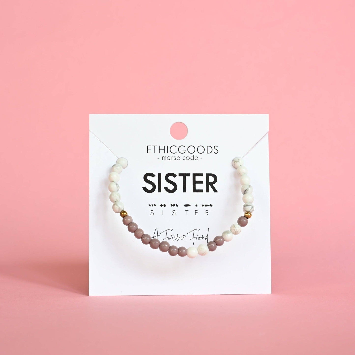 Morse Code Bracelet | SISTER: Lapis & Howlite