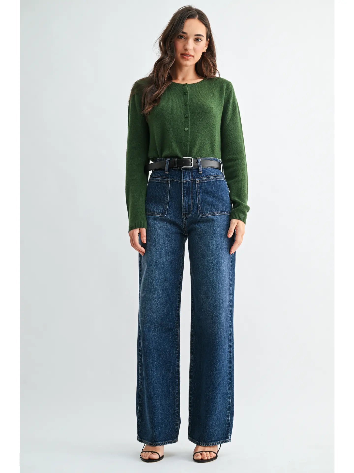 Square Patch Pocket  - Dark Denim