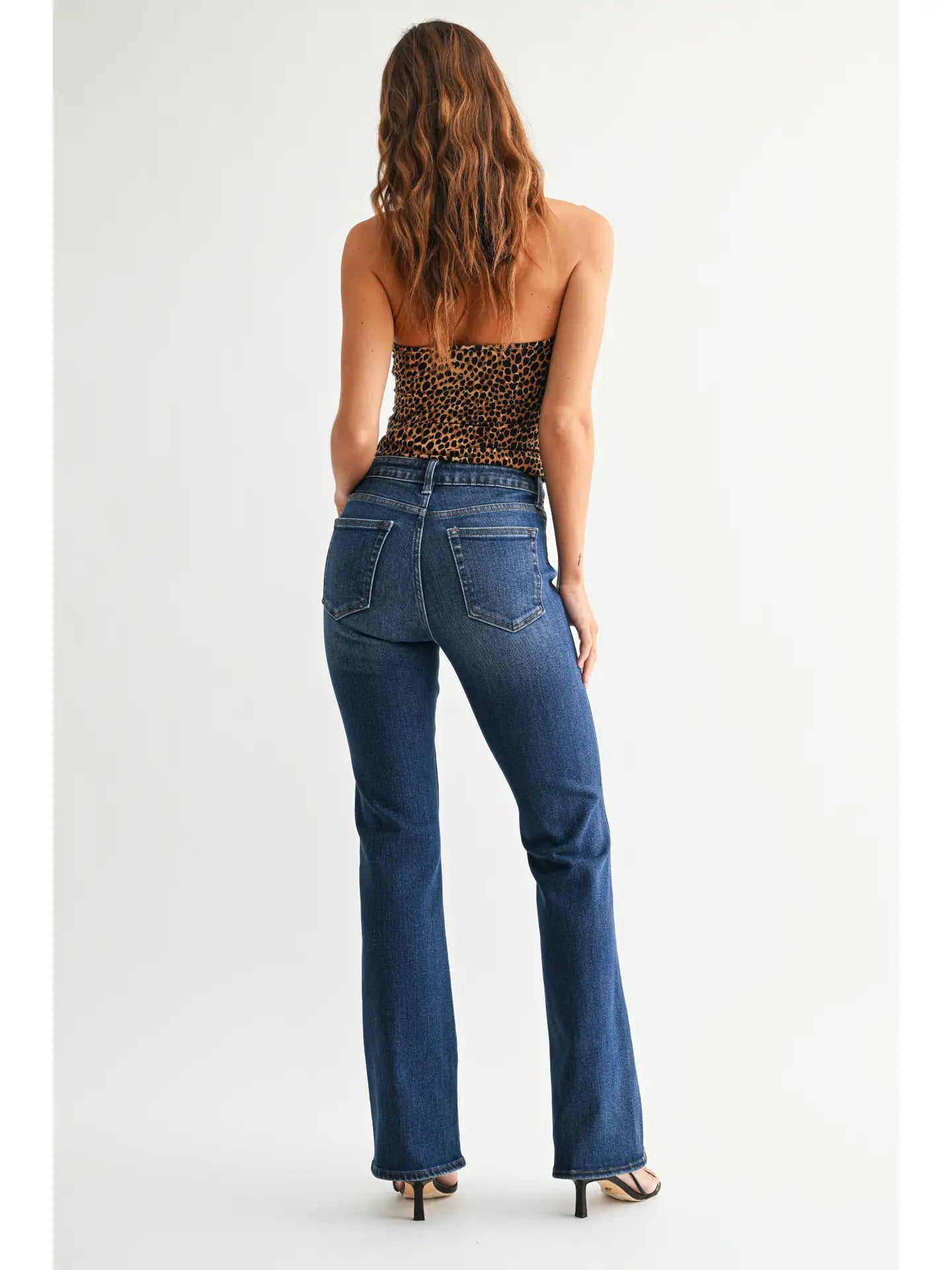 Mid Rise Bootcut - Dark Denim