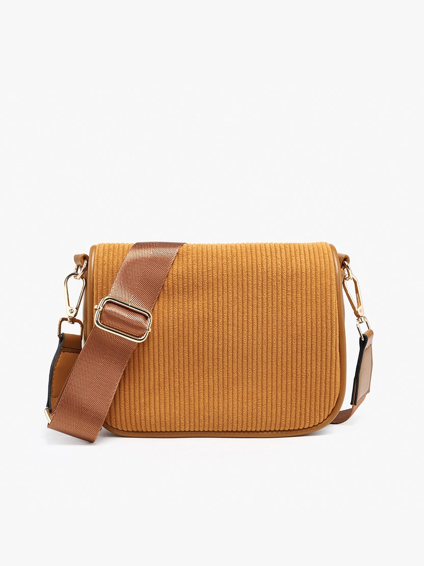 Serena Two-Tone Crossbody w/ Nylon Strap - Olive