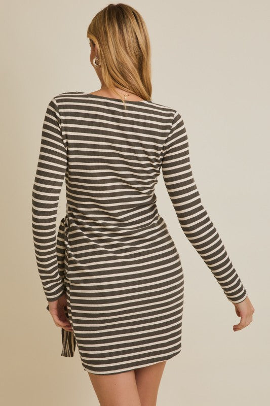 Olive Long Sleeve Dress
