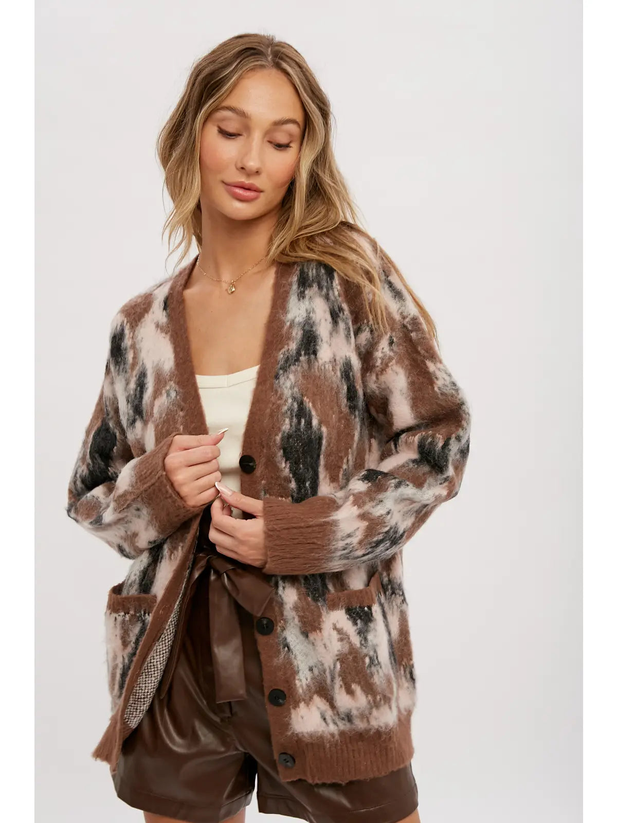 Leopard Button Up Cardigan