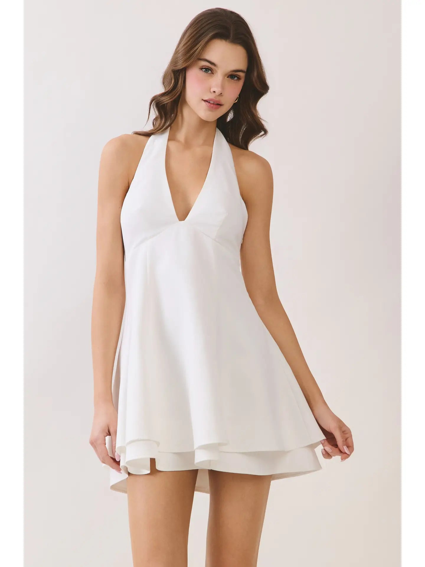 Morgan Fit and Flare Mini Dress