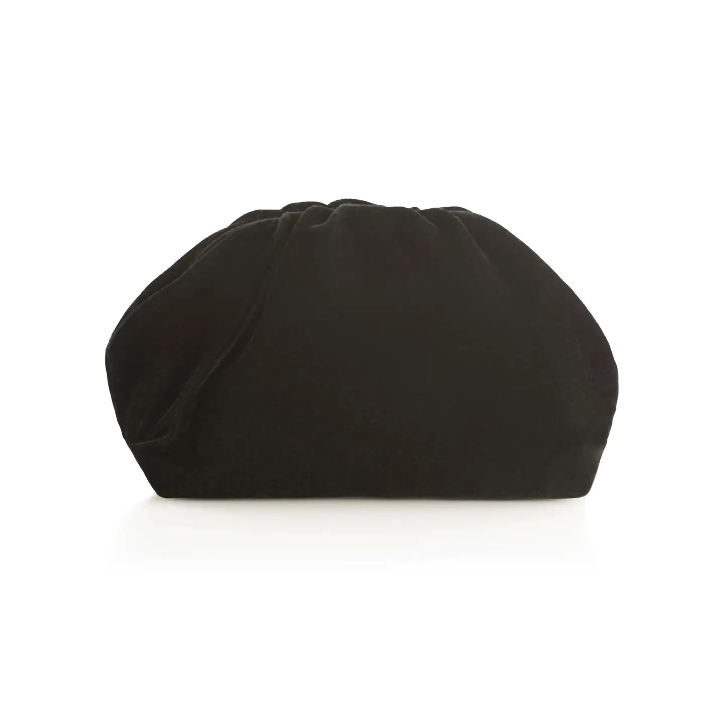 Chrissy Velvet Clutch-Black