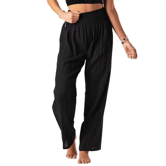 Chloé wide leg cotton pants - Black