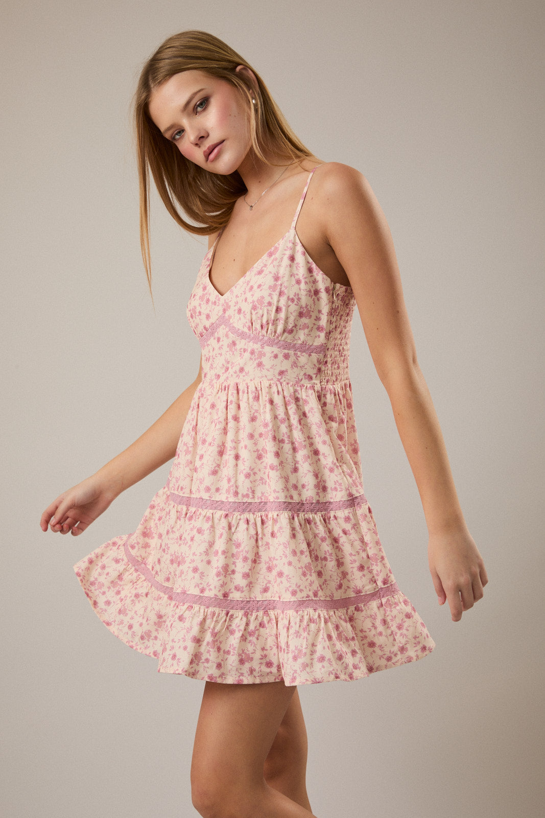 Abby Floral Mini Dress