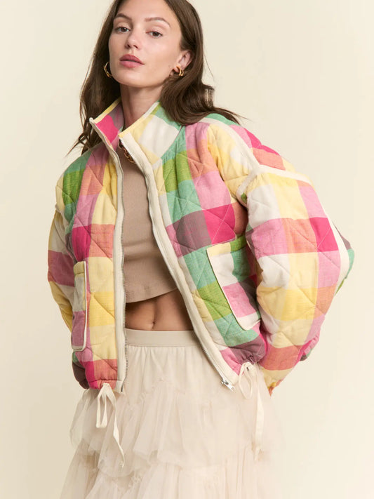 Kendall Multi-Color Quilted Jacket
