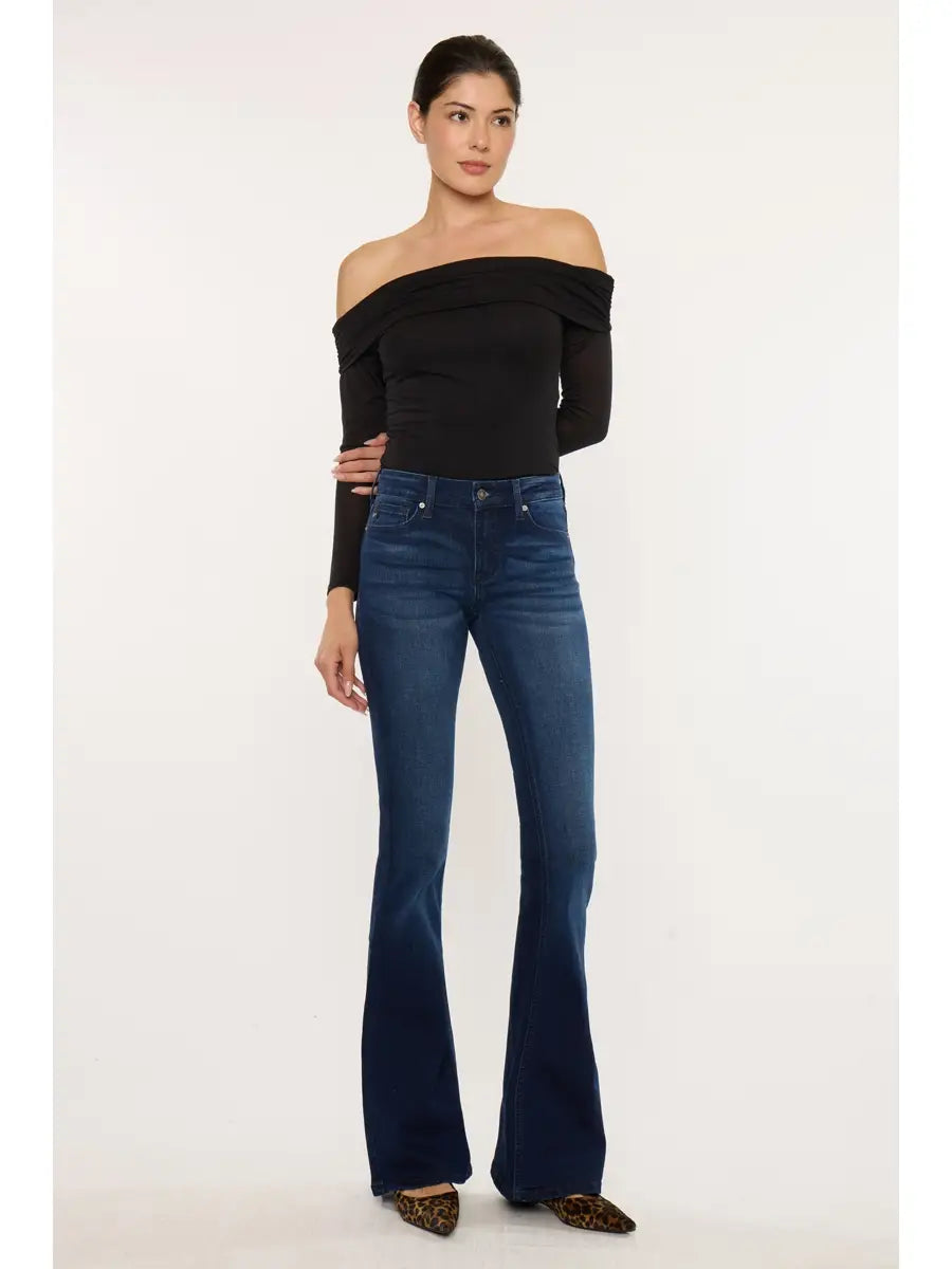 Perfection Mid Rise Flare Jean