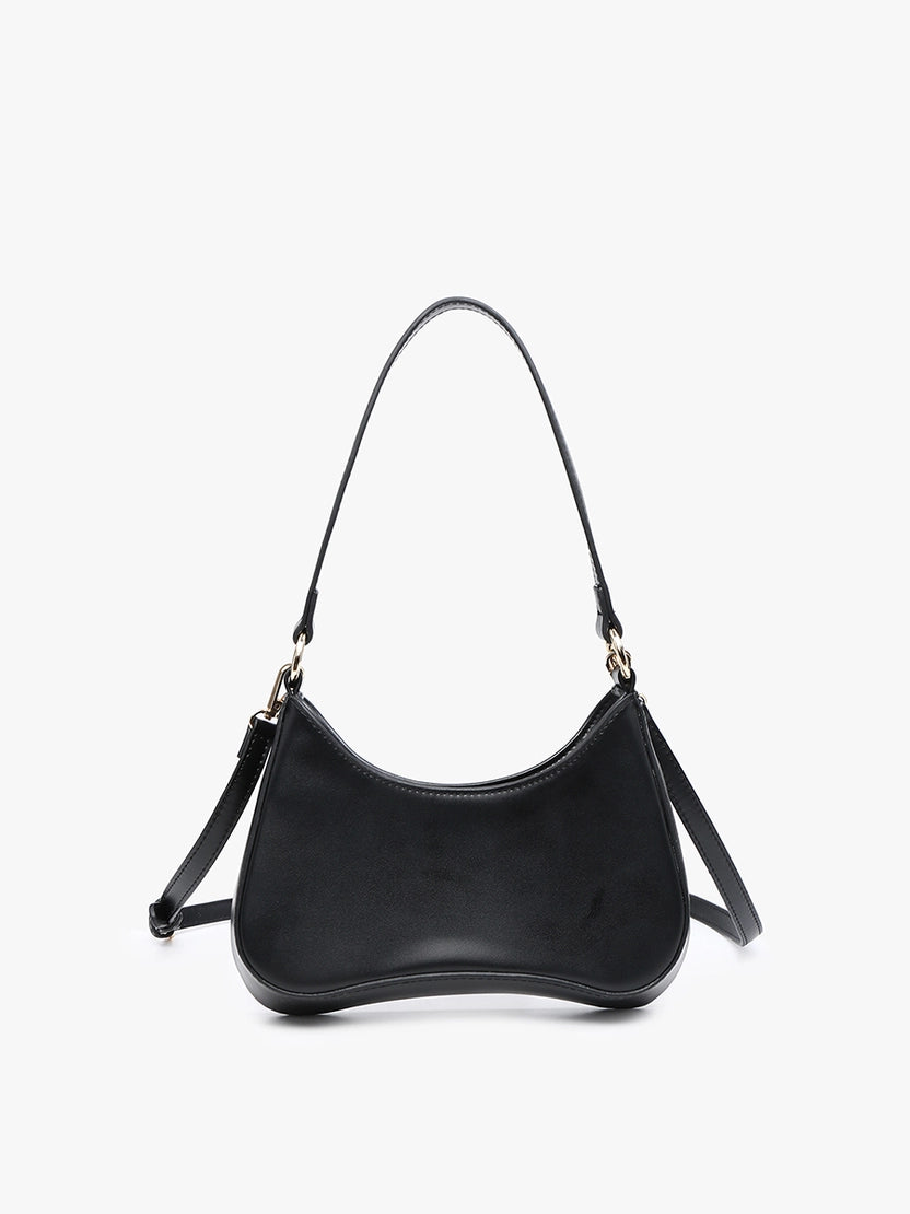 Structured Shoulder Bag w/ Zip Closure