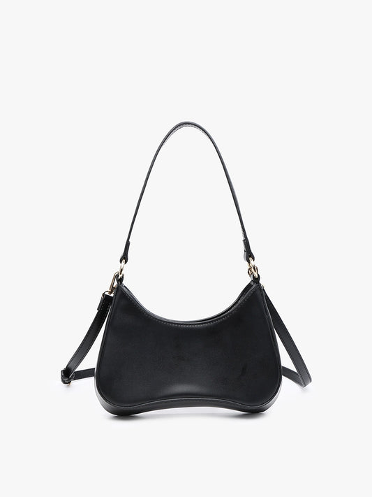 Structured Shoulder Bag w/ Zip Closure