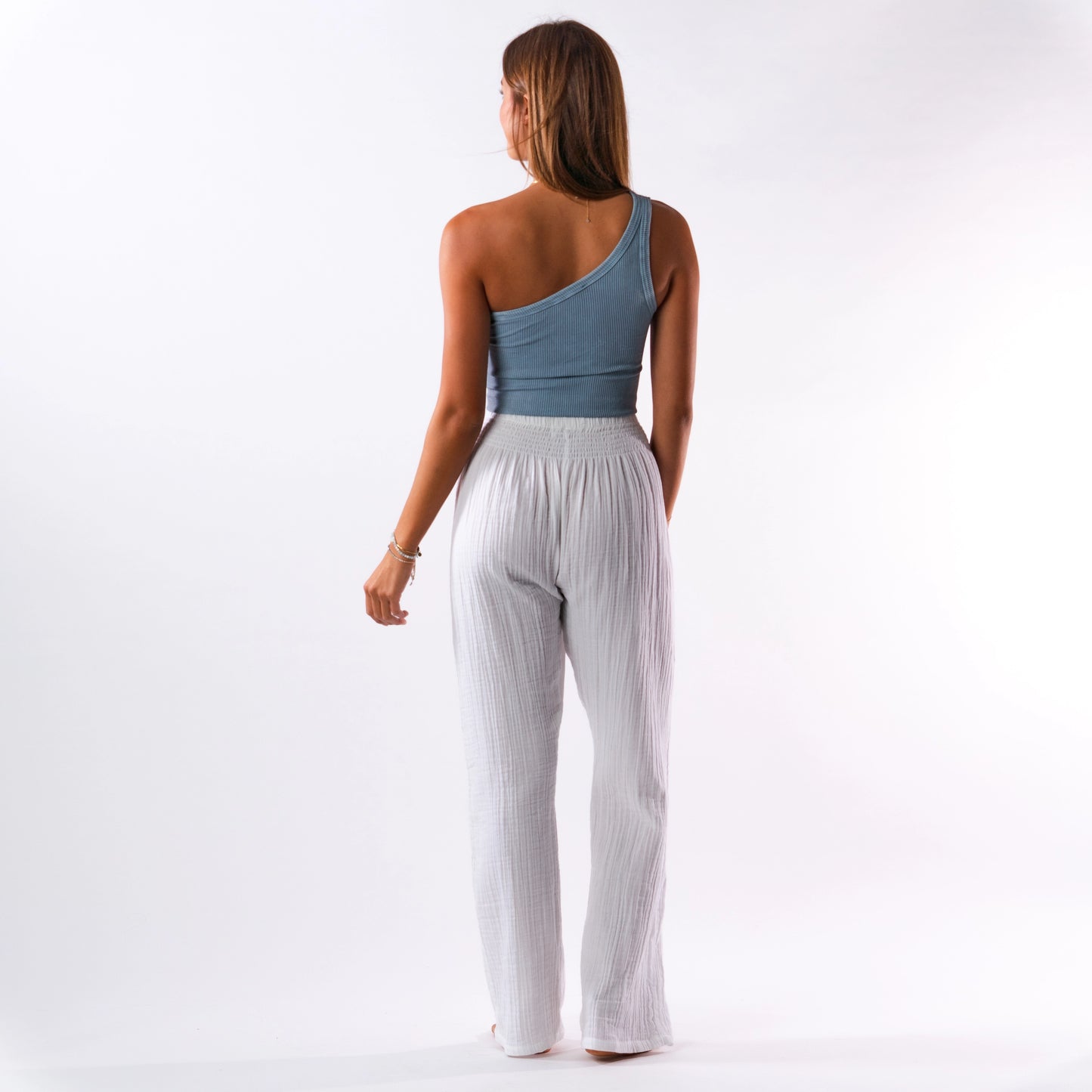 Chloé wide leg cotton pants - White