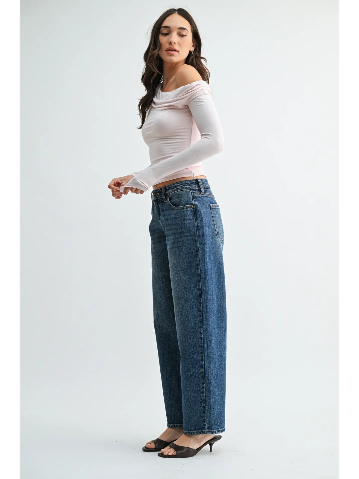 JBD Relaxed Barrel Jean - Dark Denim