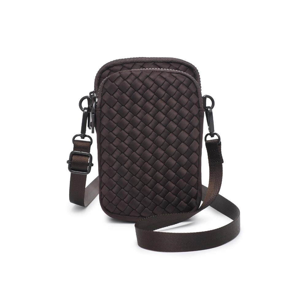 Divide & Conquer Woven Neoprene Crossbody - Brown