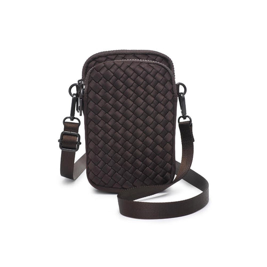 Divide & Conquer Woven Neoprene Crossbody - Brown