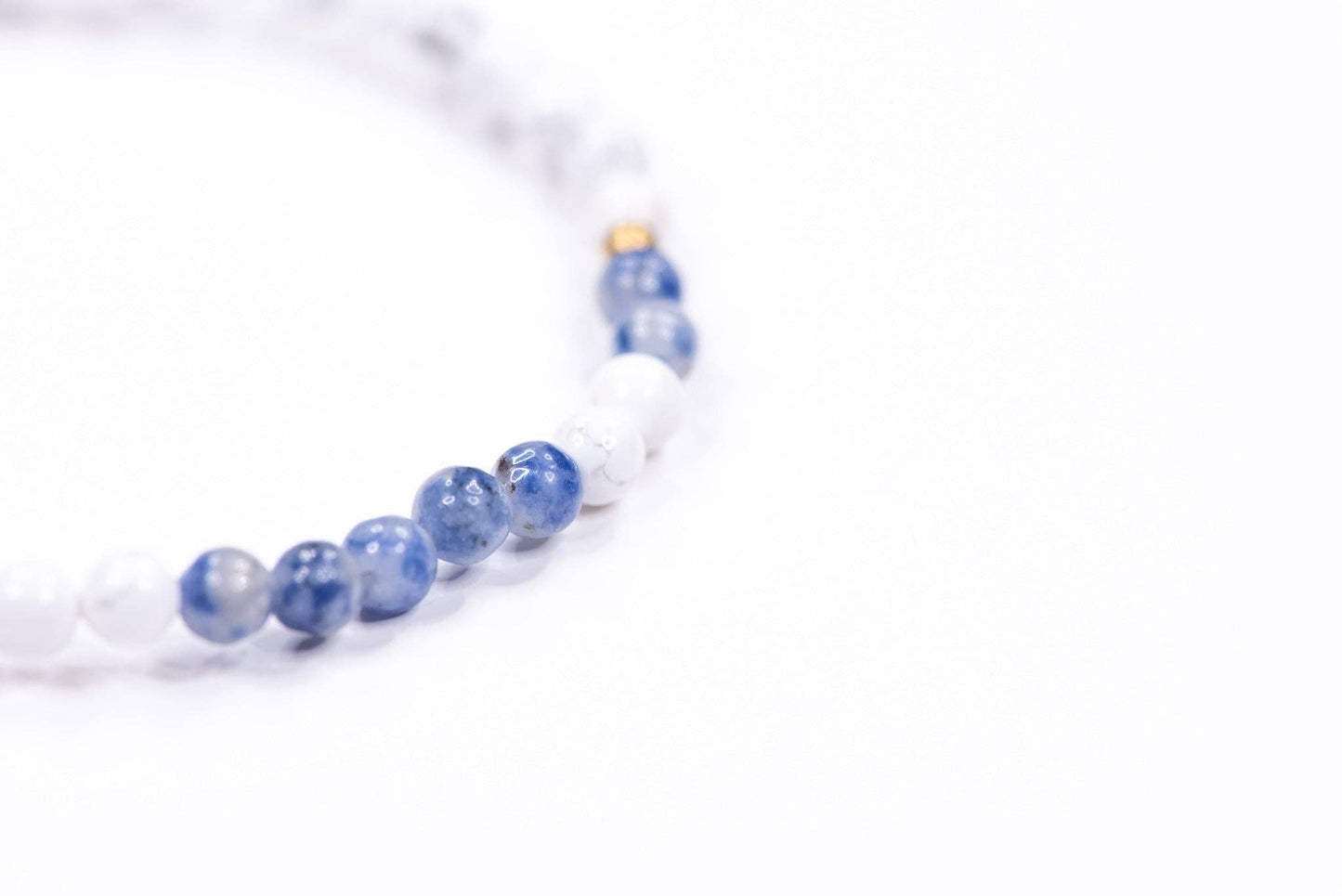 Morse Code Bracelet | INSPIRE: Lapis & Marble