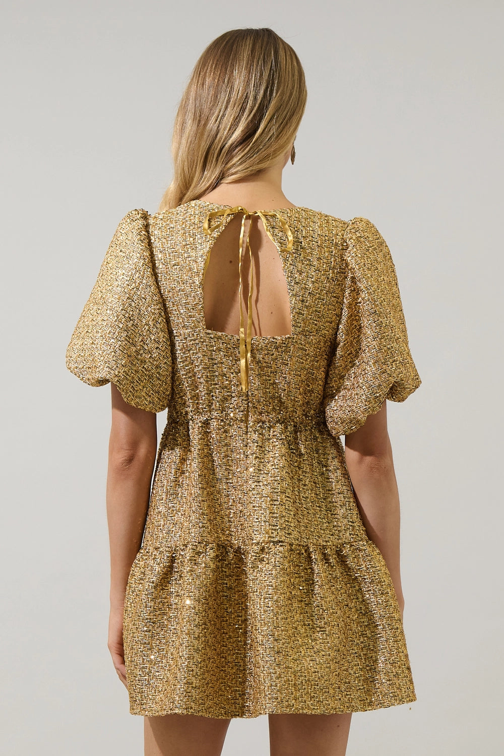 Tamary Tweed May Tiered Dress