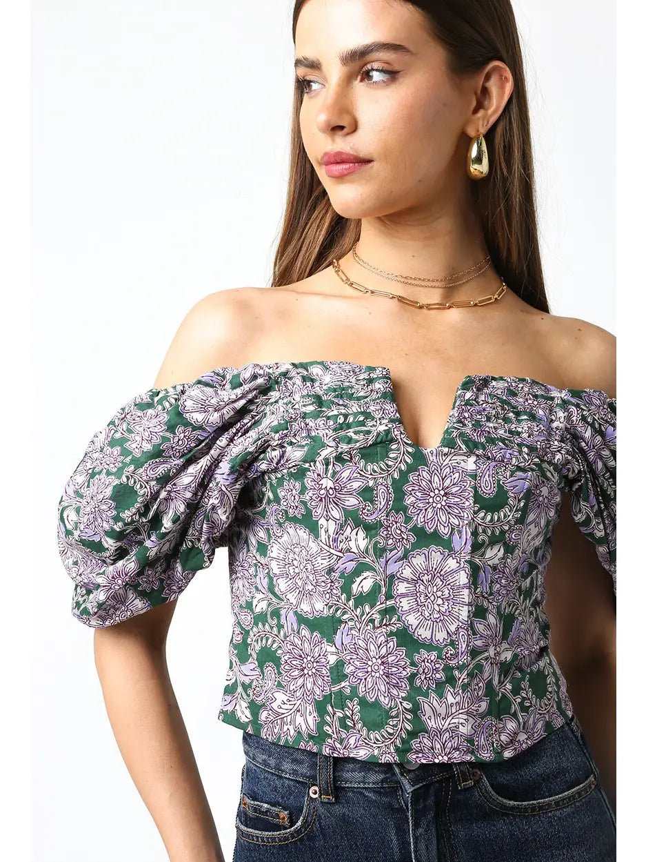 Daphne Floral Top