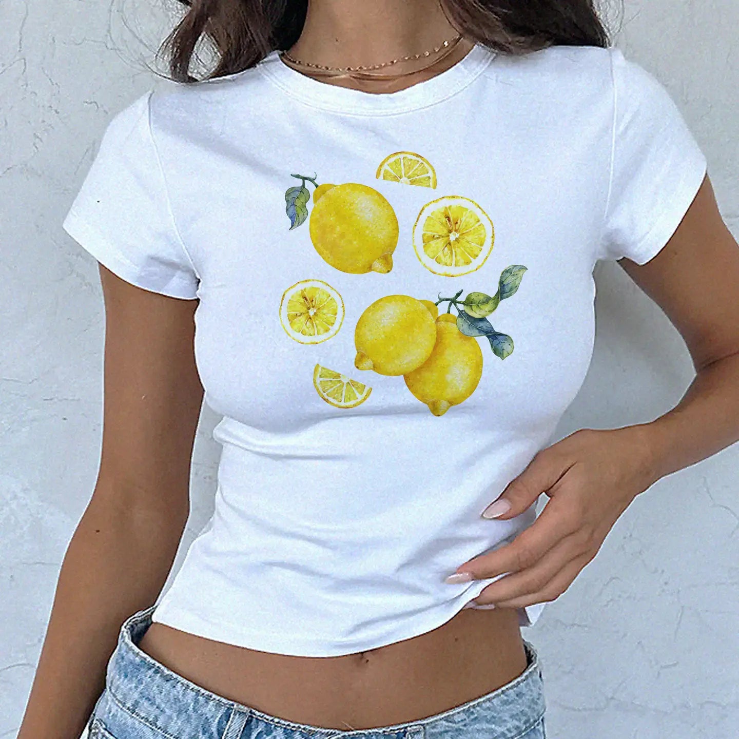 Zesty Lemon Micro Baby Tee