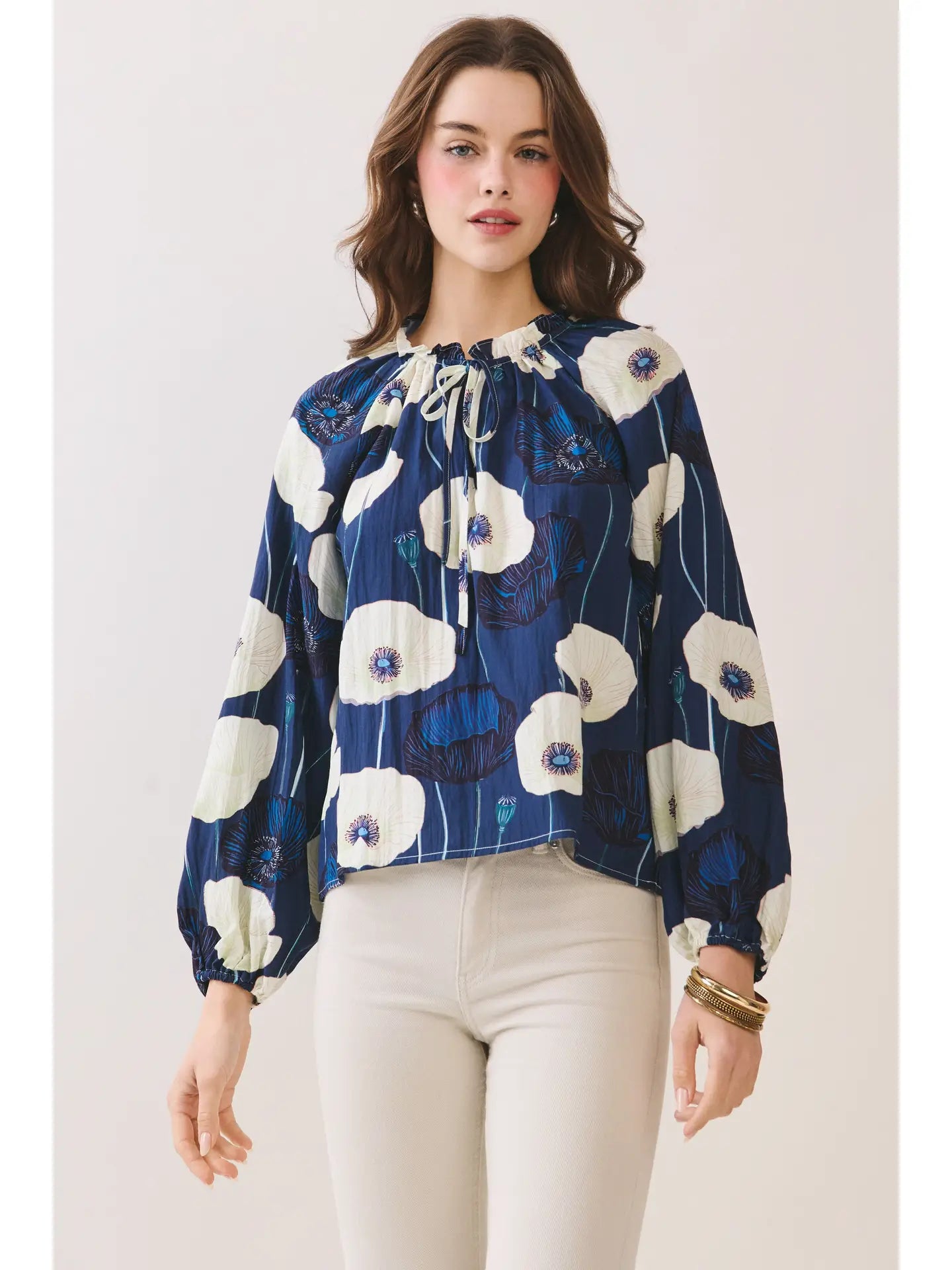 Morgan Floral Print Blouse