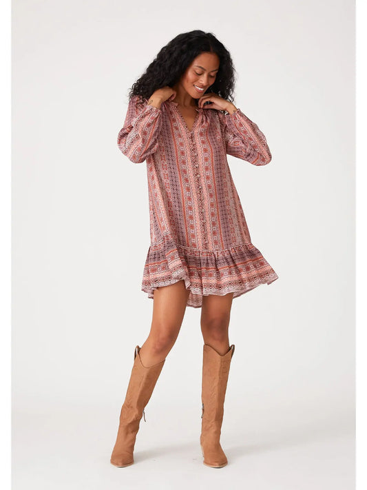 Paige Bohemian Long Sleeve Dress
