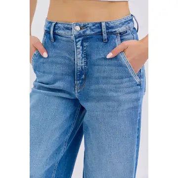 Taylor High Rise Wide Leg Jeans