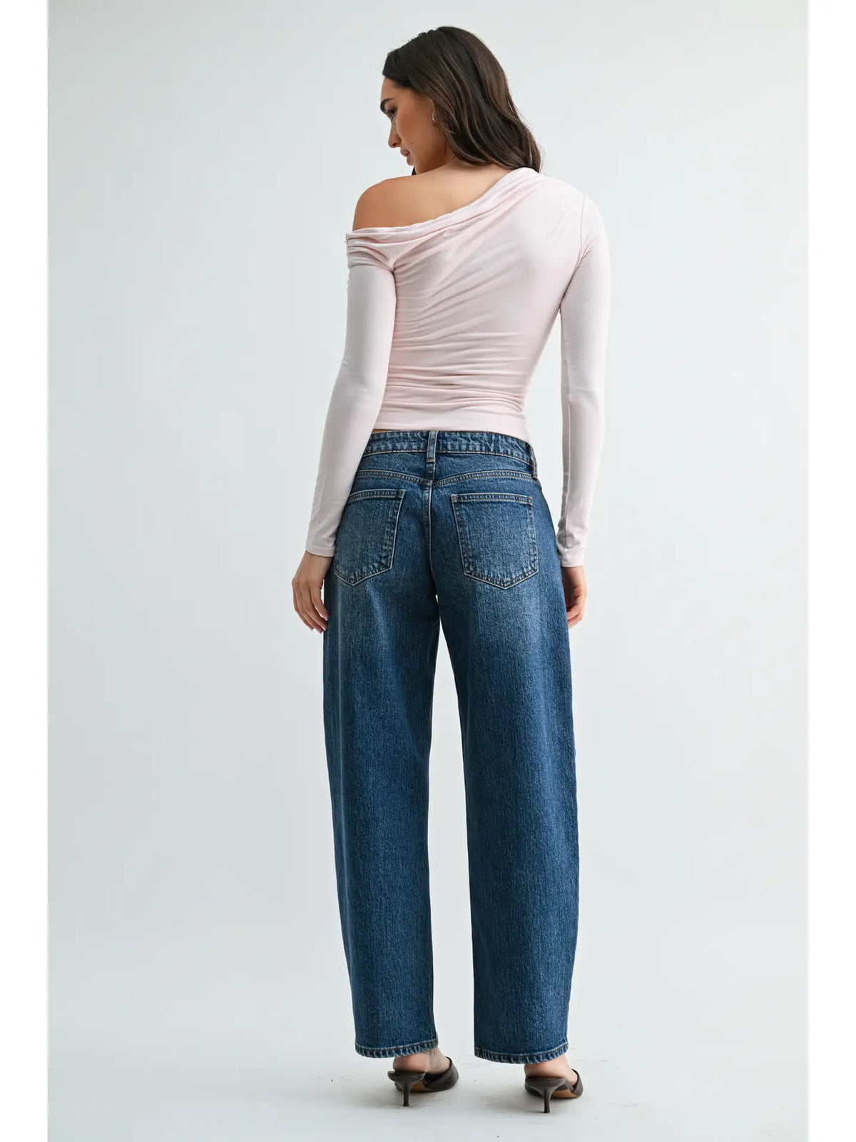 JBD Relaxed Barrel Jean - Dark Denim