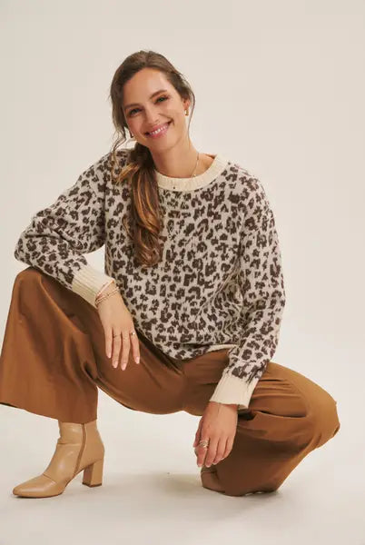 Catherine Leopard Sweater