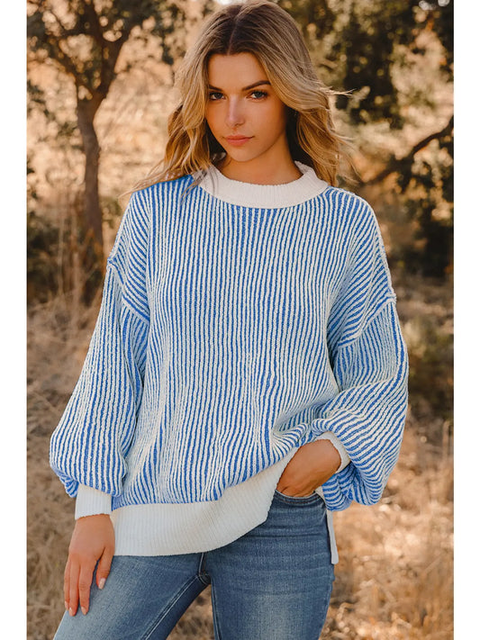 Olivia Textured Knit Sweater