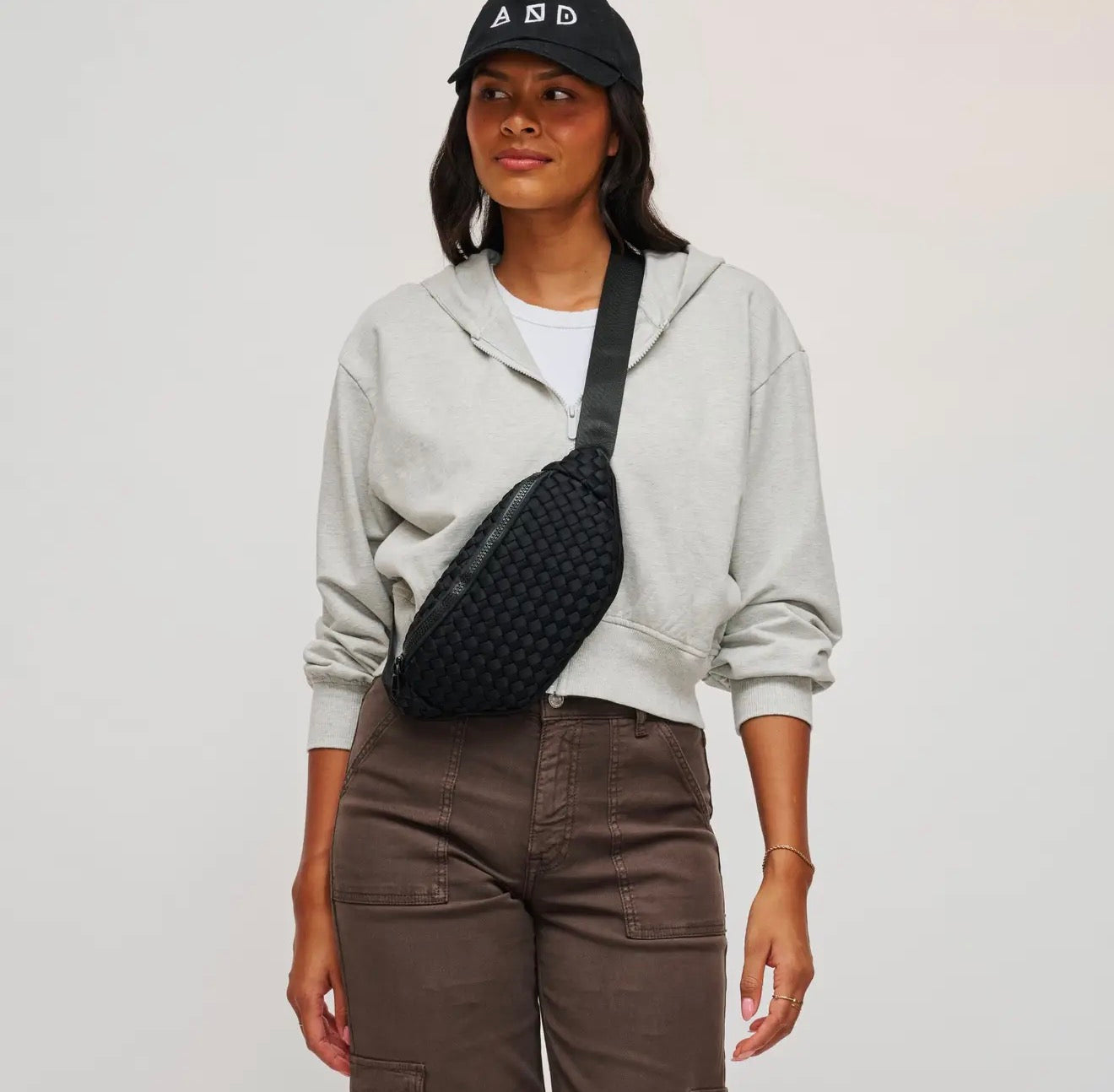 Sol and Selene - Aim High Woven Neoprene Belt Bag